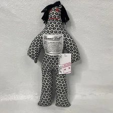 Dammit Doll Black White Geometric 12" Classic Stress Relief Plush Gag Gift NEW