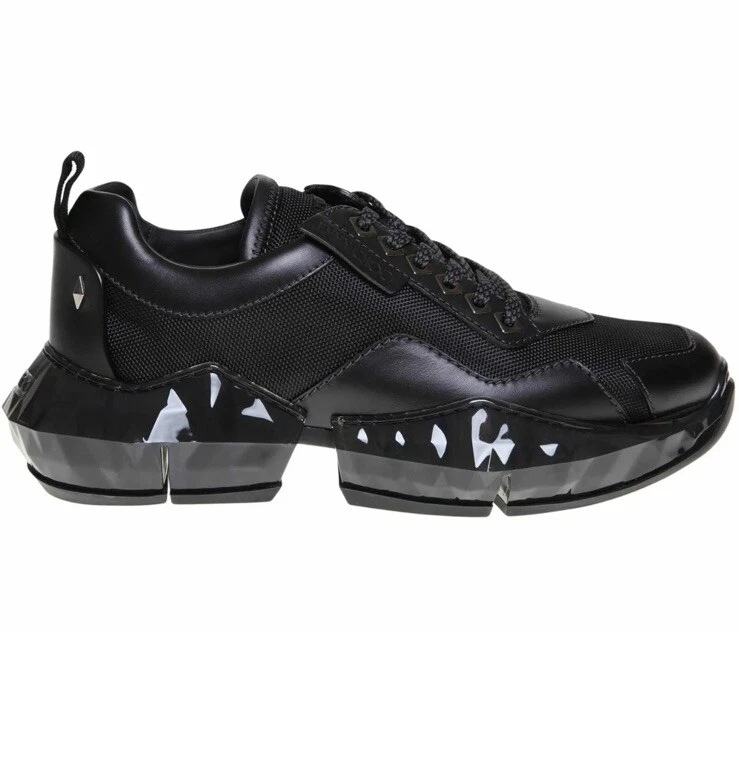 NIB Jimmy Choo Black Diamond/M Sneakers Size 41 Diamond X II/M | Black Leather Trainers | JIMMY CHOO main image 3