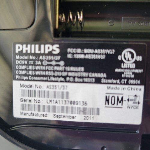 Philips Fidelio AS351/37 Bluetooth Android Speaker Dock - Photo 10 sur 12