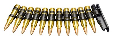 Tokyo Marui MK46 MOD.0 Dummy Cartridge and Link Full Set 11 Rounds