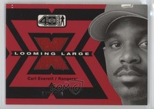 2002 Upper Deck 40 Man Looming Large Jerseys 170/250 Carl Everett #L-CE 12w4