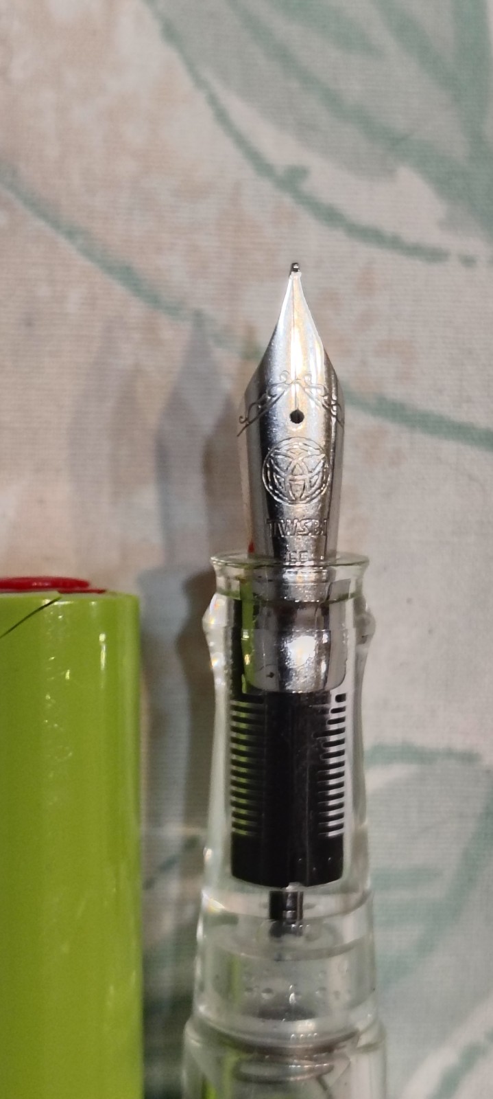 TWSBI Swipe Fountain Pen In Green Extra Fine Stainless Steel Nib New