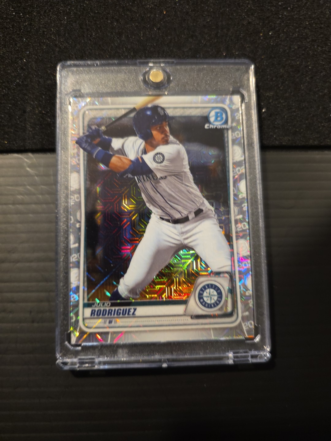 2020 Bowman - Chrome Prospects Julio Rodriguez #BCP-19 Mojo Refractor (RC)