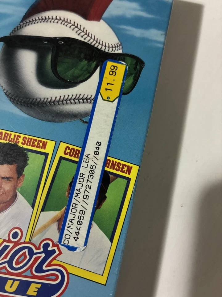 Major League VHS Sealed Movie Paramount 1989, Tom Berenger, Charlie Sheen - Image 2 of 4