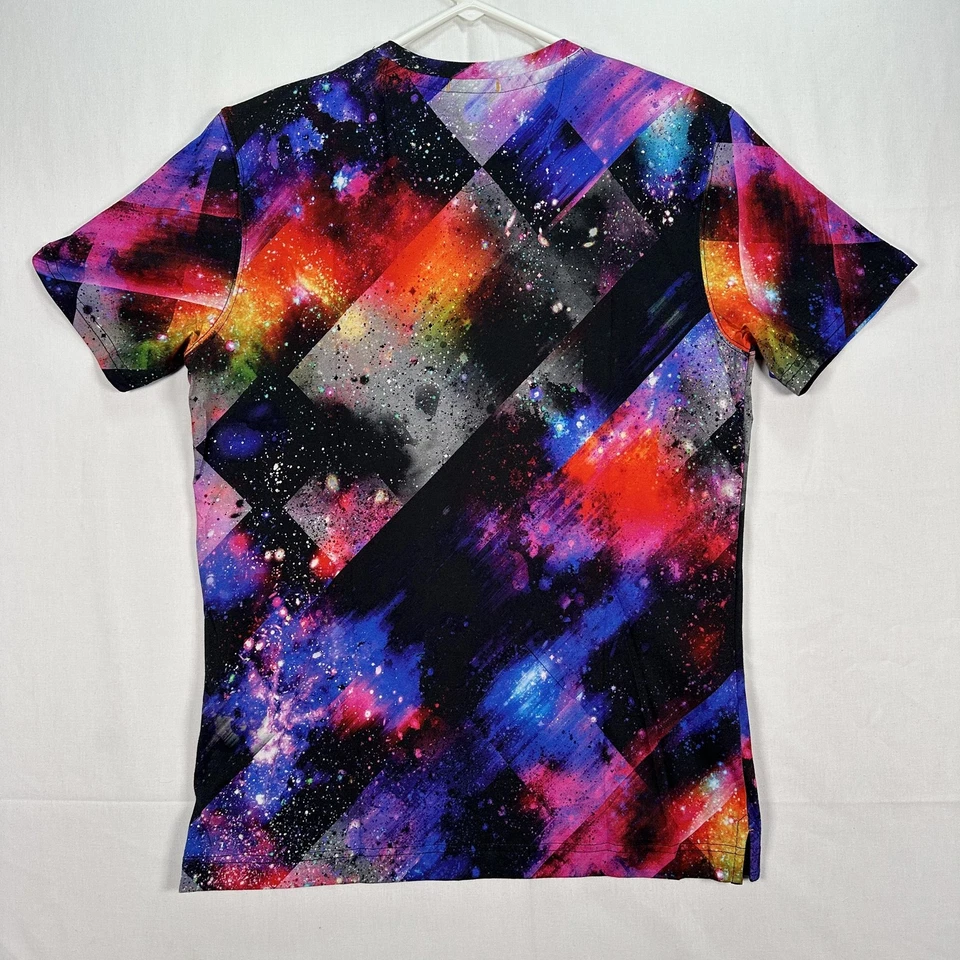 Robert Graham Limited Edition Shirt Mens Medium Intergalactic Short Sleeve NWT - Image 2 of 4