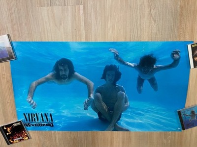 Vintage NIRVANA 1992 Nevermind Promo Poster 36'' x 19.5'' Rare Sub Pop Geffen MINT