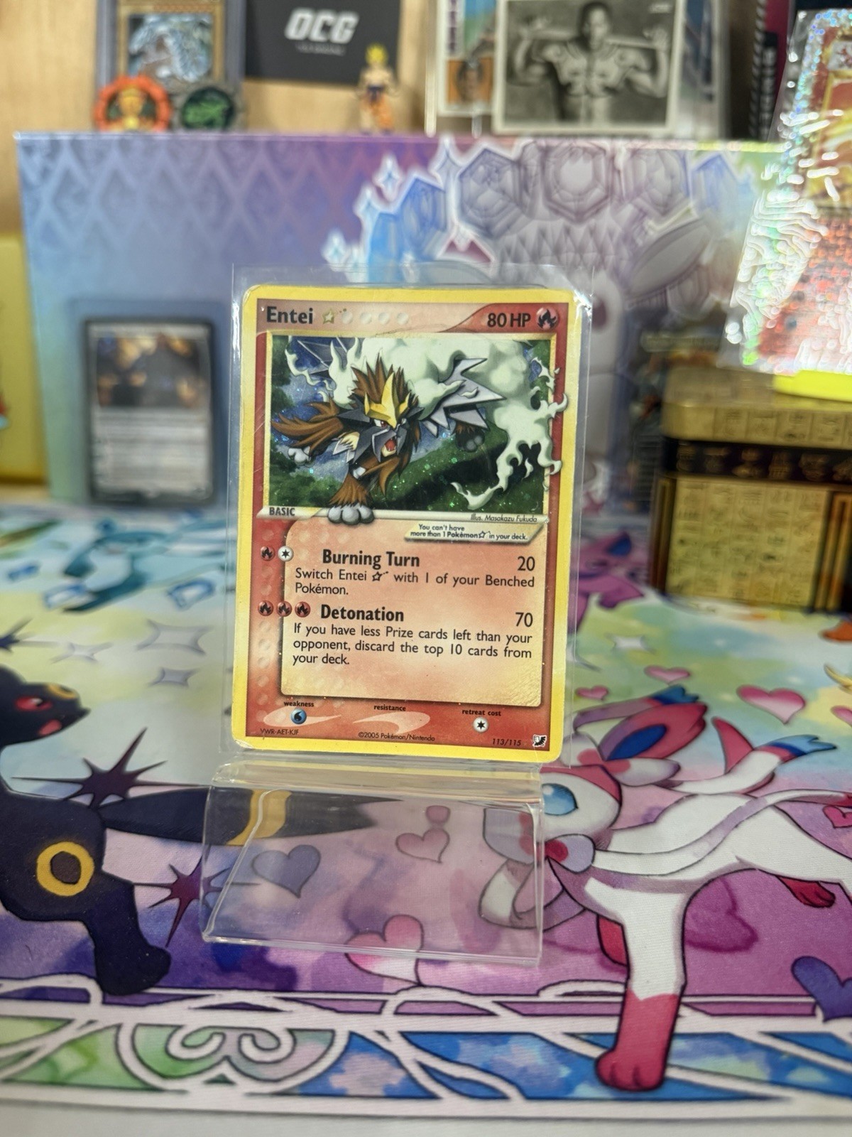 Entei Star 113/115 Unseen Forces Holo