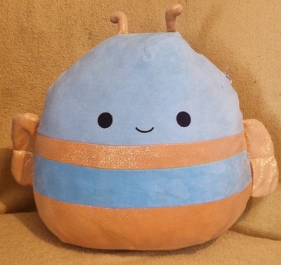 SQUISHMALLOWS Adopt Me! QUEEN BEE 14'' Sparkly Gold Wings Jumbo Plush 2023 