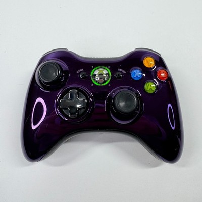 Official Microsoft Xbox 360 Chrome Rare Purple Wireless Controller Tested!