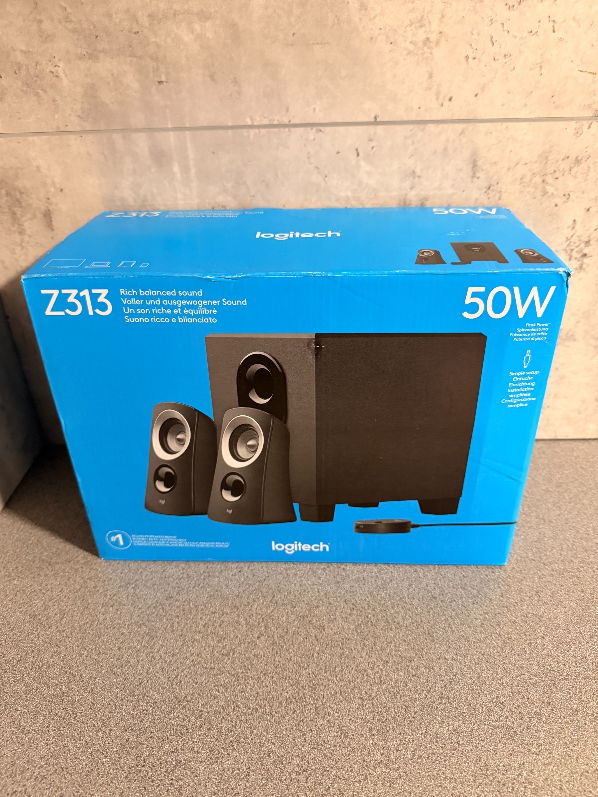 LOGITECH Z313 2.1 PC Speakers 50W 3.5mm