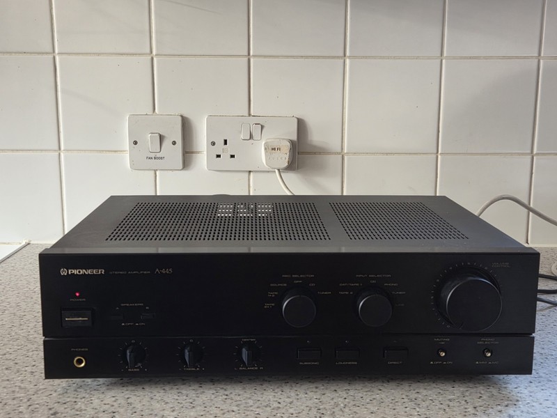 Pioneer Amplifier A-445 Audiophile Hi-Fi Amplifier  (MM/ MC PHONO STAGE)
