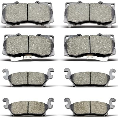 D1119 D1120 Front Rear Ceramic Brake Pads Set Fit For 2006 2007 2008 2009 2010 