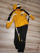 Ski Jacke + Hose Schneehose Frauen Skianzug Damen Größe 36 Schwarz Gelb