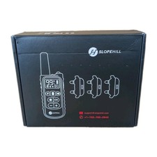 SLOPEHILL Dog Training Collar Rechargeable Remote Shock Beep Vibration 3 Pack