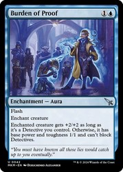 Burden of Proof 42 Uncommon Murders at Karlov Manor Magic: The Gathering