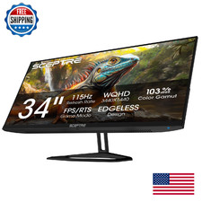 Sceptre 34" Ultrawide Gaming Monitor 3440x1440 115Hz 1ms 103 sRGB FreeSync