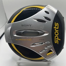 Sony Sports Walkman CD Player D-SJ15 For Parts Powers On, Won t Read Discs