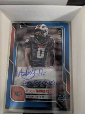 2025 Bowman University Chrome - Chrome Prospect Autographs Anthony Hankerson...