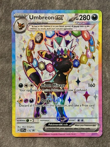 Umbreon ex 176 SV: Scarlet & Violet Promo Cards Promo Pokemon TCG Holofoil NM