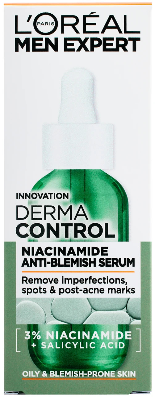 Loreal Men Expert Derma Control Anti Blemish Serum Niacinamide + Salicylic Acid
