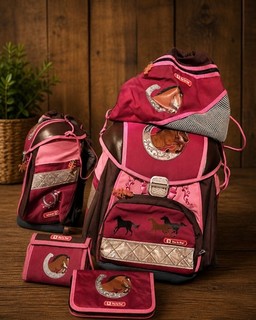 Step by Step Touch Schulranzenset 5 teilig Horse Family Pferd Mädchen Rucksack