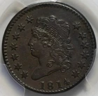 Photo of a 1814-P Large Cent from an eBay listing that sold on Jul 4, 2026