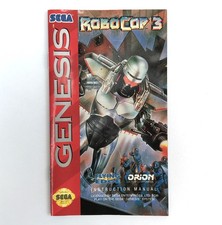ROBOCOP 3  (Manual Only)  SEGA Genesis Authen...