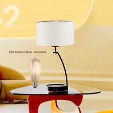 Touch Control Desk Lamp Dimmable Table Lamp Minimalist Metal Bedside LED Light