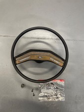 80 - 86 Ford F-150 - Woodgrain Skinny Steering Wheel W Cruise Control Oem 80 - 86 Ford F-150 - Woodgrain Skinny Steering Wheel W Cruise Control Oem