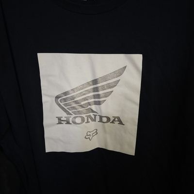#ad Fox Racing XXL Honda T Shirt Blue Short Sleeve 100% Premium Cotton $9.99