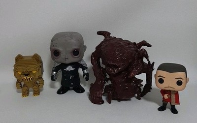 Funko Pop Konvolut 4 Stück Netflix GOT Figuren Viktor Krum Der Berg Gold Monster