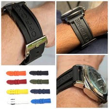 Cinghia per Panerai Officine Officine PAM Diver 22/24mm Ricambio Gomma Cinturino