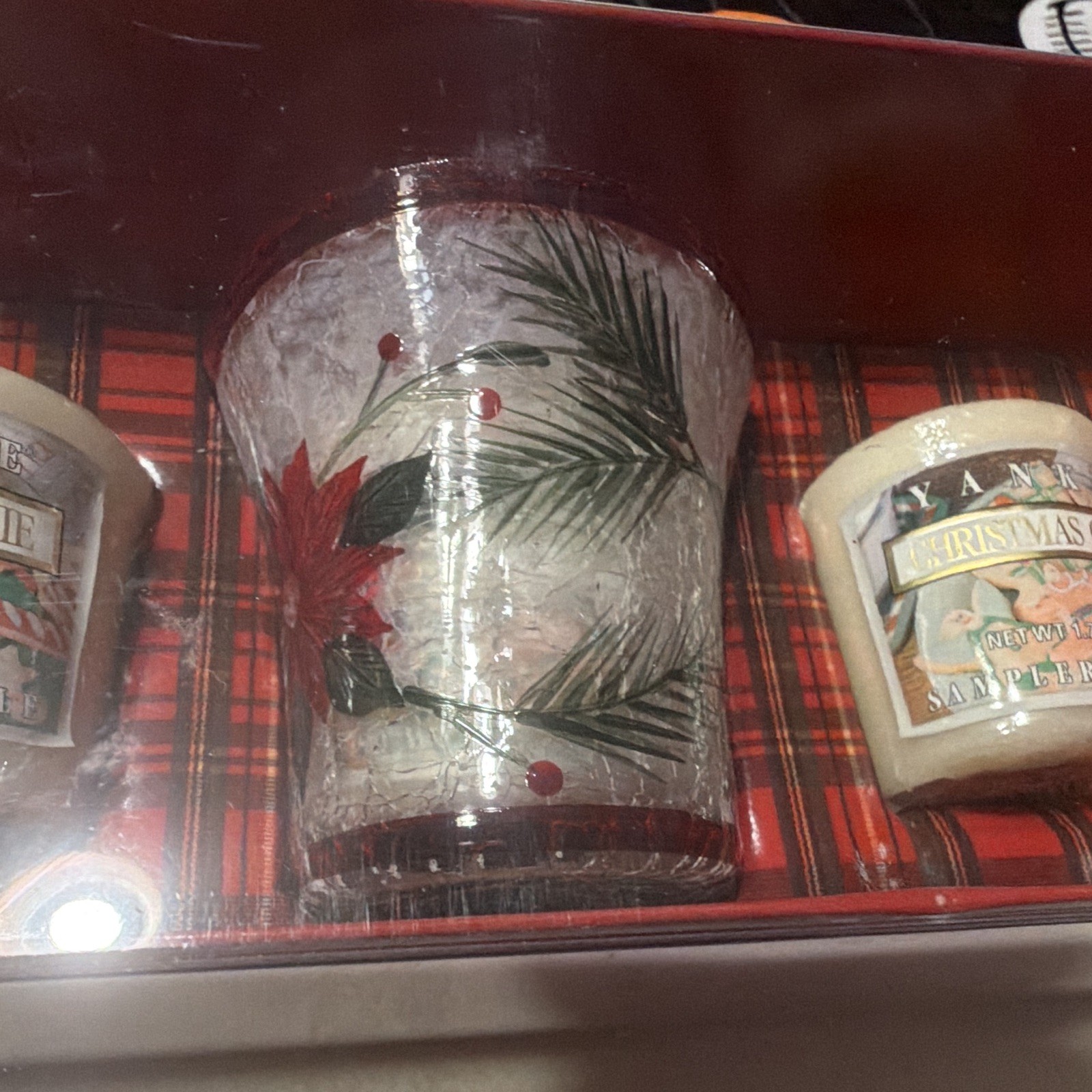 Yankee Votive Christmas Cookie Candle Vintage Set Brand New - second product detail image