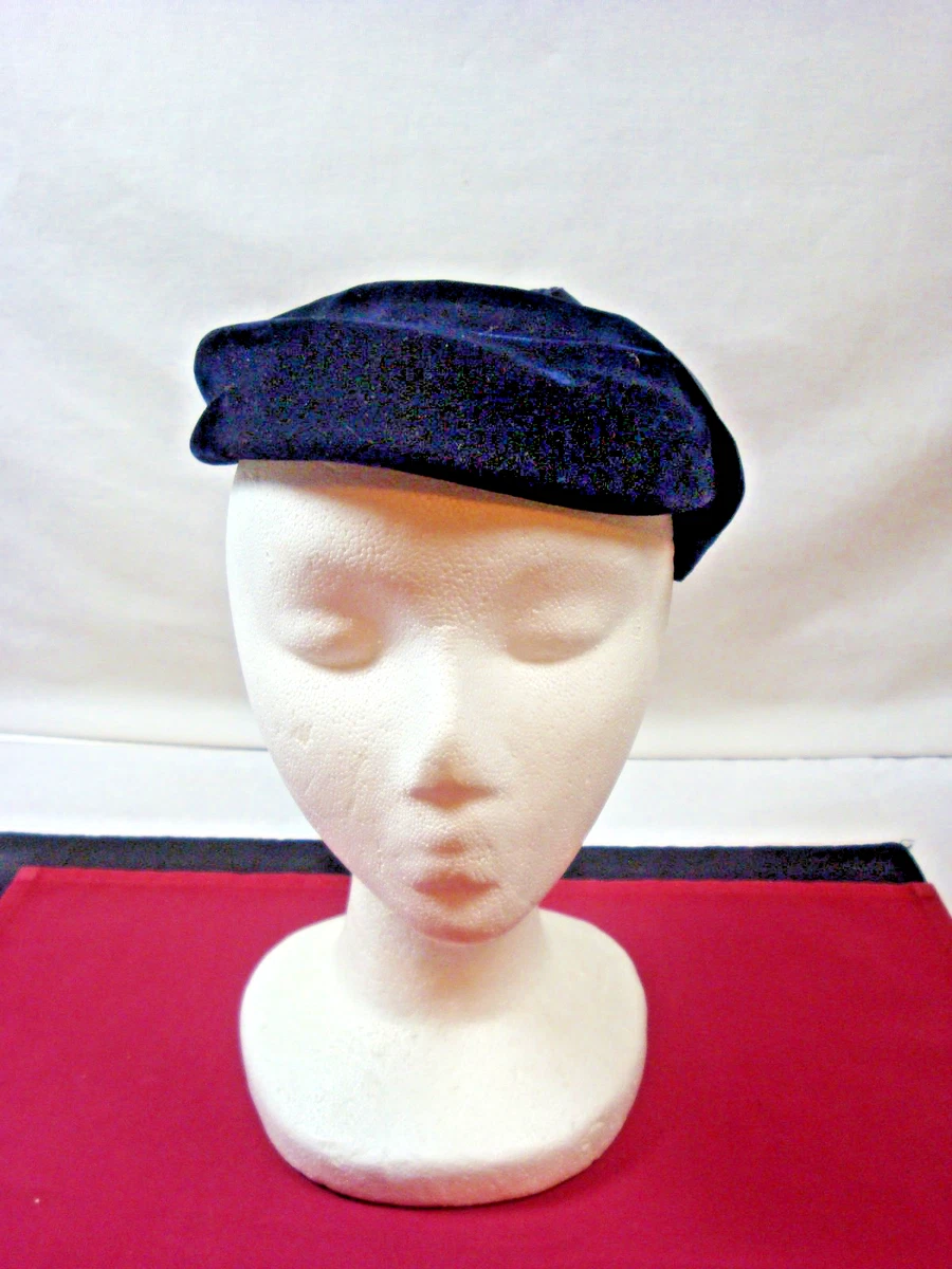 Special Occasion Pillbox Blue Vintage Hats for Women for  display picture 2