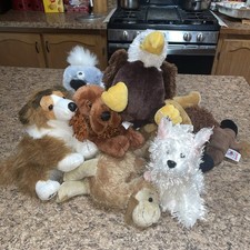 Lot of 10 Ganz Webkinz Plush Stuffed Animals