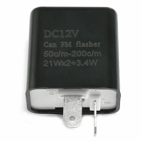 2Pin Adjustable LED Flasher Relay Turn Signal Blinker Light For Motorcycle NEW! - Picture 4 of 12