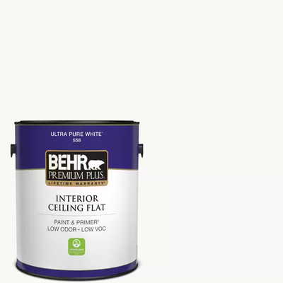 1 Gal. #HDC-NT-04G Blanca Peak Ceiling Flat Interior Paint & Primer