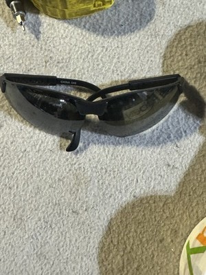 Strike King  Optics Polarized Sunglasses Shiny Black & Amber