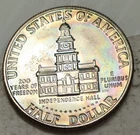1976 Bicentennial Kennedy Half Dollar - Rainbow Toned - Lustrous NO RESERVE AD04