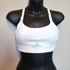 Athleta All in Bra Size Small White Sports Bra 210116-04