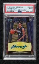 2019 Panini Obsidian Rookie Electric Etch Yellow 2/10 Chuma Okeke Auto RC 17ni