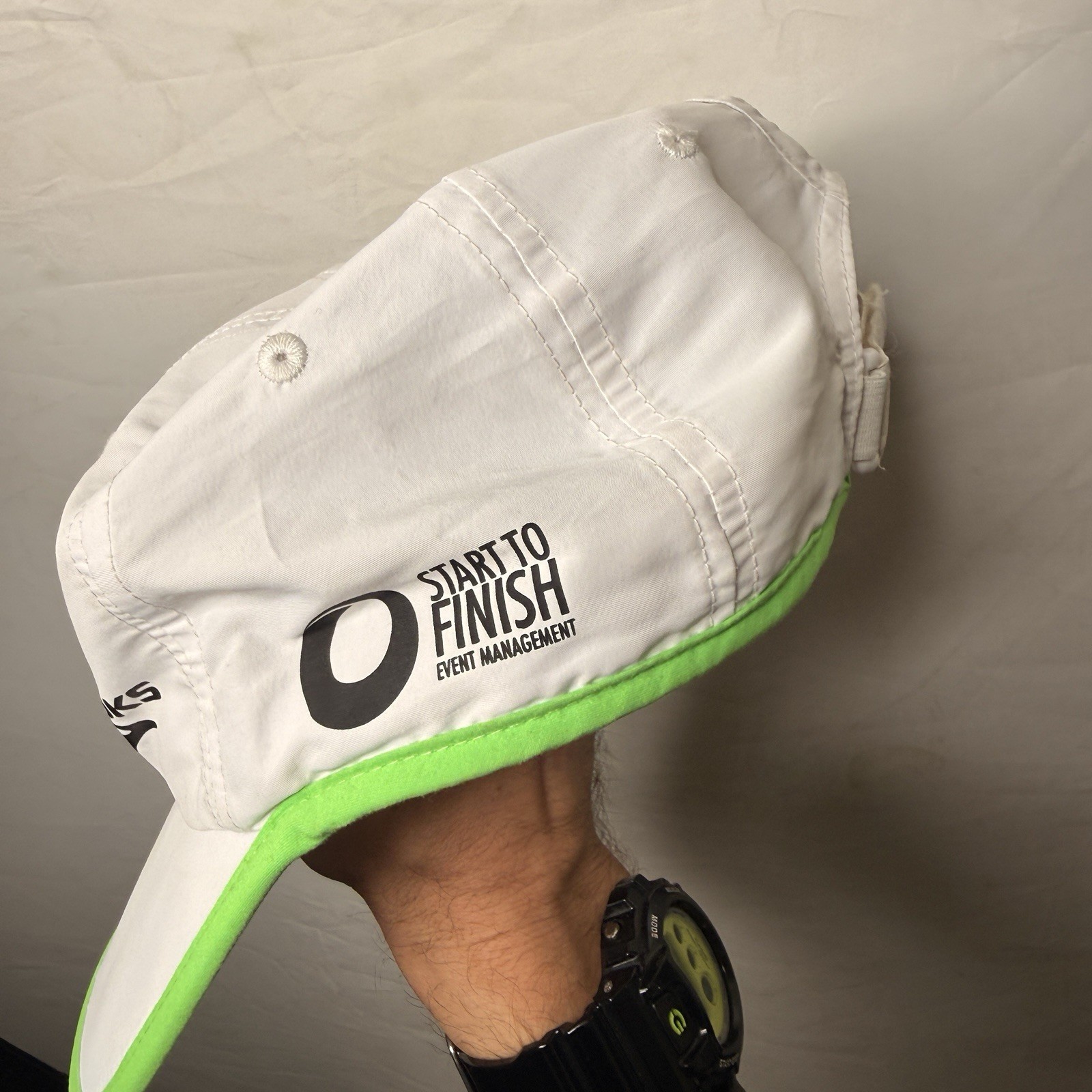 Portsea Twilight Victoria Running Cap White Green image 8