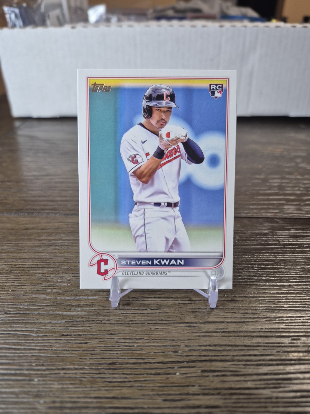 2022 Topps Update Steven Kwan #US261 RC Image Variation Short Print Guardians SP