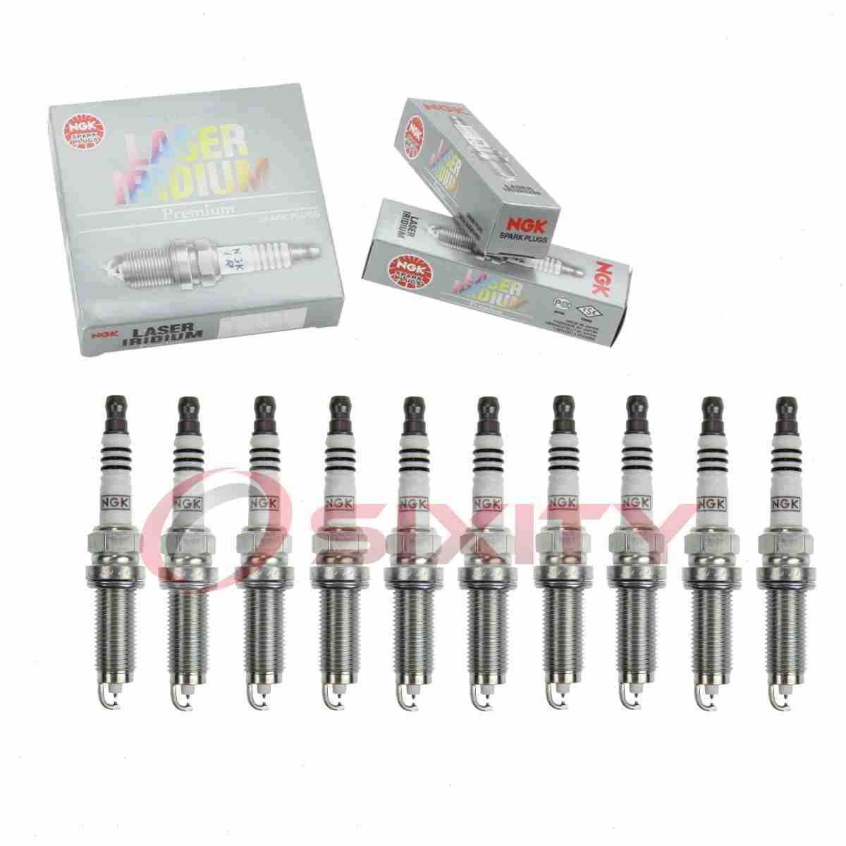 10 pc NGK 94702 DF6H-11A Laser Iridium Spark Plugs for FXE20HE11C dk