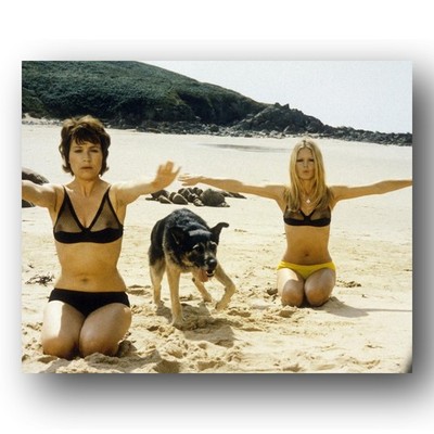 Brigitte Bardot Annie Girardot Photo 8x10 Les Novices 1970 Bikini Film Set