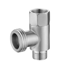 3/8 x 1/2 Adapter T Connector, ADD-A-Tee Adapter 3 Way Valve 3/8 Tee Compress...