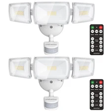 USTELLAR 55W Security Lights Motion Outdoor with Remote, Motion Sensor Outdoo...
