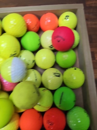 MG11- 70 COLORED Hit Away golf Balls SHAG RANGE - Some name brand - Picture 5 of 12