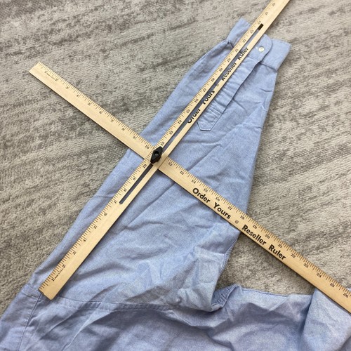 Camisa de Colección Brooks Brothers Oxford Abotonada 17.5-5 Azul Vestido Exterior Preppy - Imagen 9 de 11