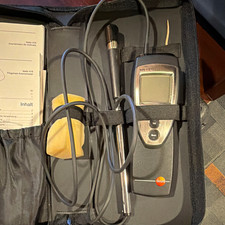 Testo 416 Anemometer Gas Analyzer Kit with Probe and Carry Case